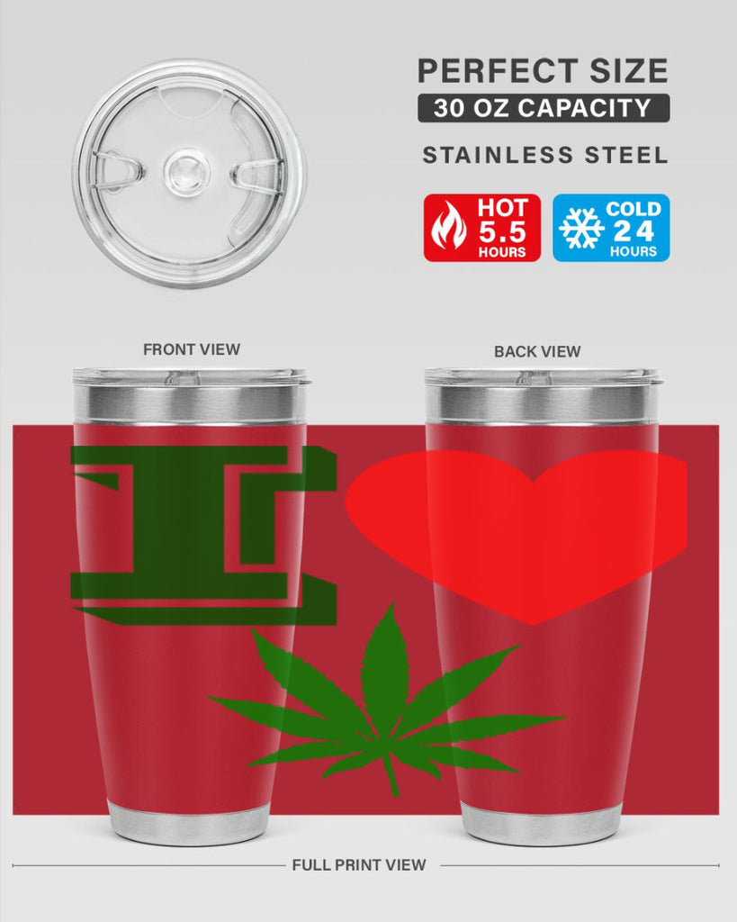 I love Cannabis 127#- marijuana- Tumbler