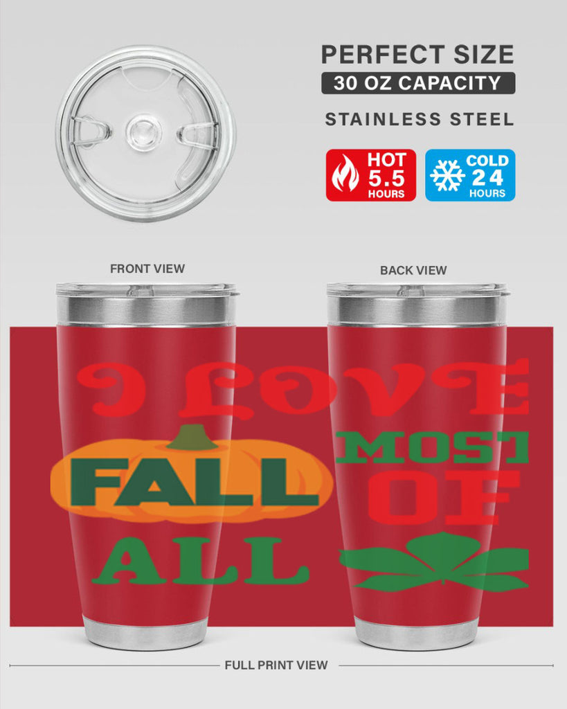 ILOVEFALLMOSTof 346#- fall- Tumbler