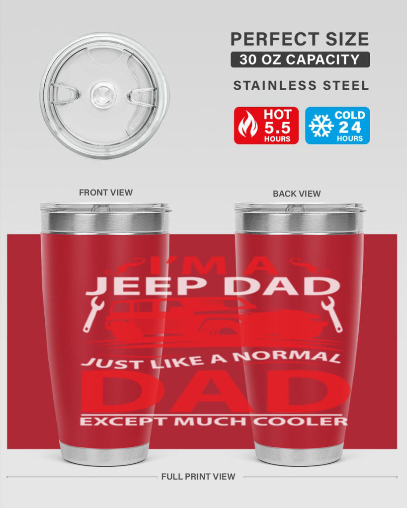 IM AJEEP DAD 51#- dad- Tumbler