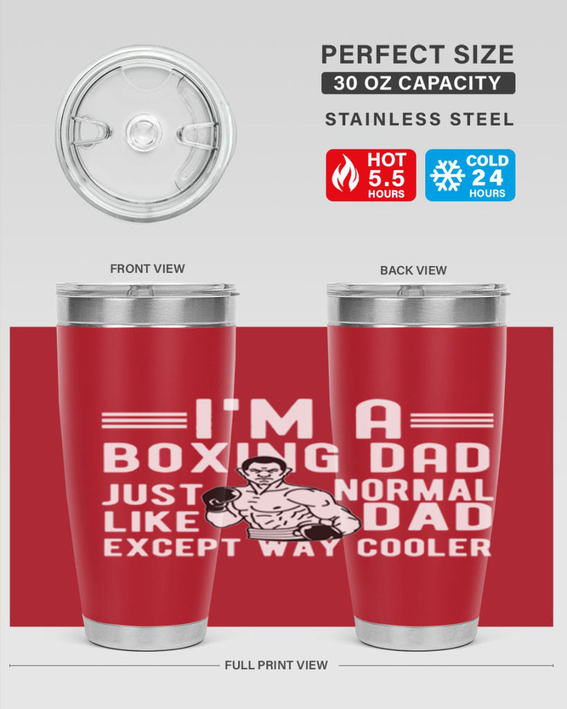 Im A Boxing Dad 3#- dad- Tumbler