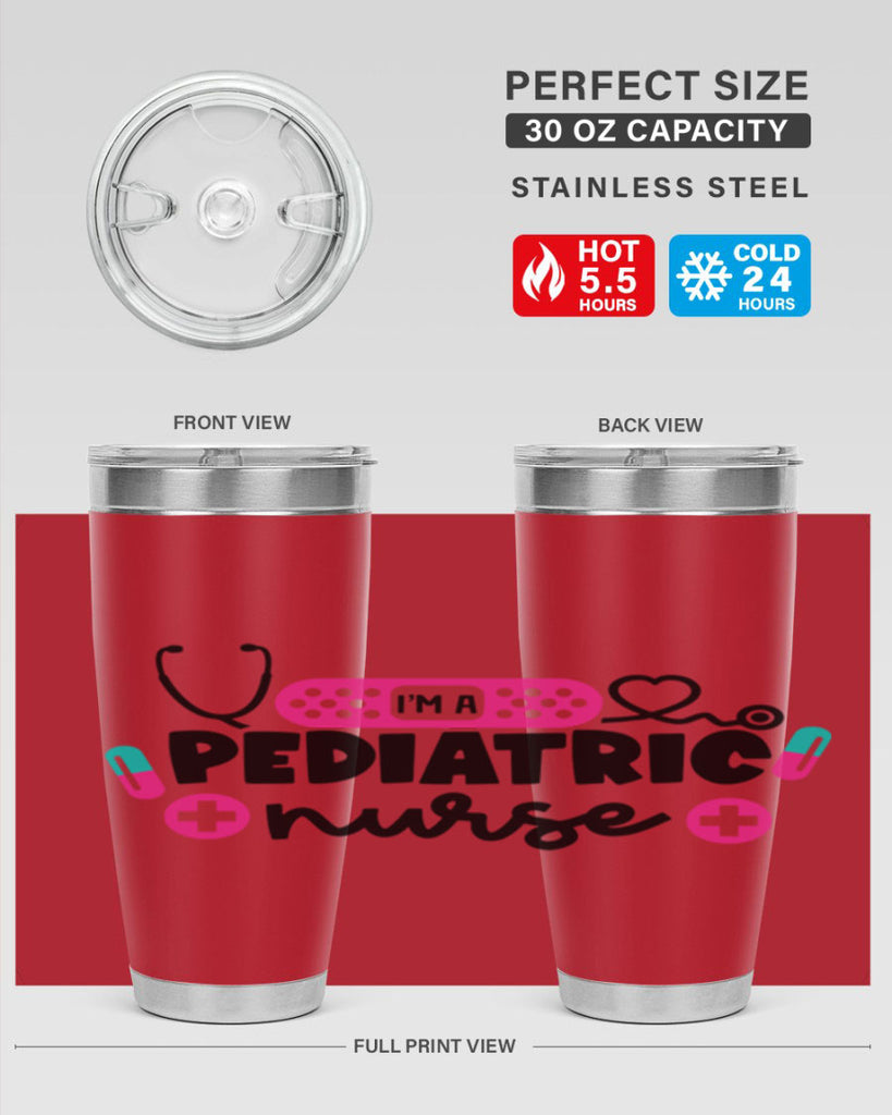 Im A Pediatric Nurse Style Style 154#- nurse- tumbler