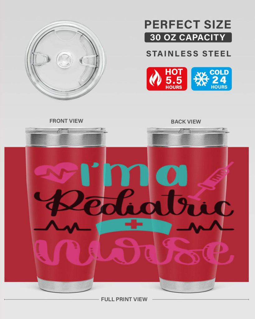 Im A Pediatric Nurse Style Style 155#- nurse- tumbler