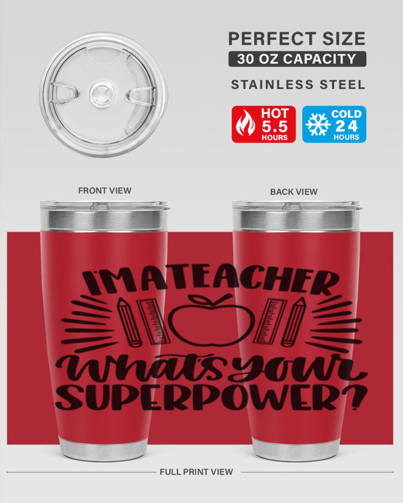 Im A Teacher Whats Your Style 72#- teacher- tumbler