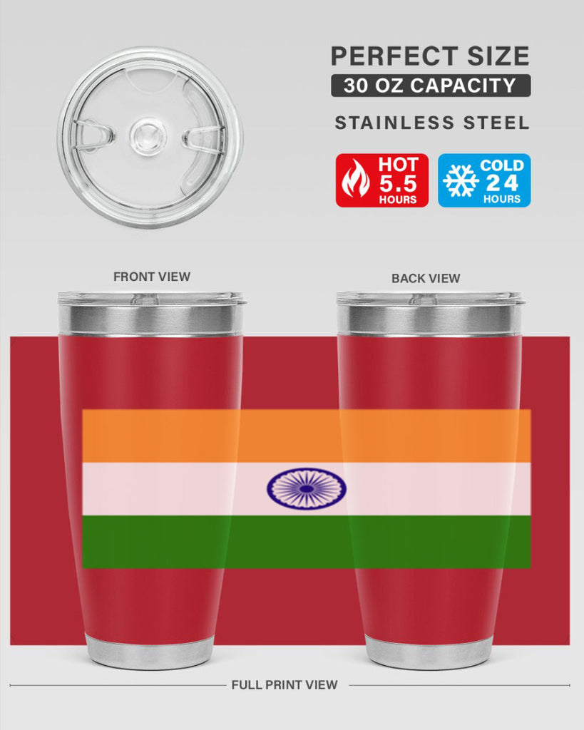 India 121#- world flags- Tumbler
