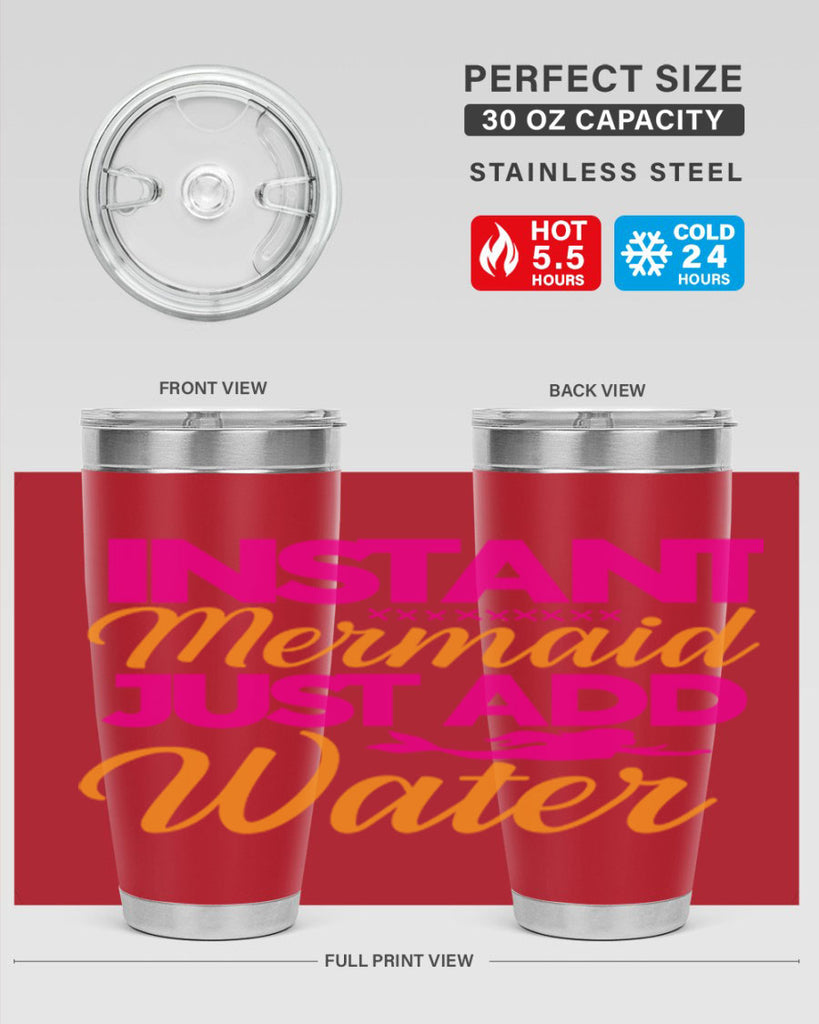 Instant Mermaid Just Add Water 267#- mermaid- Tumbler