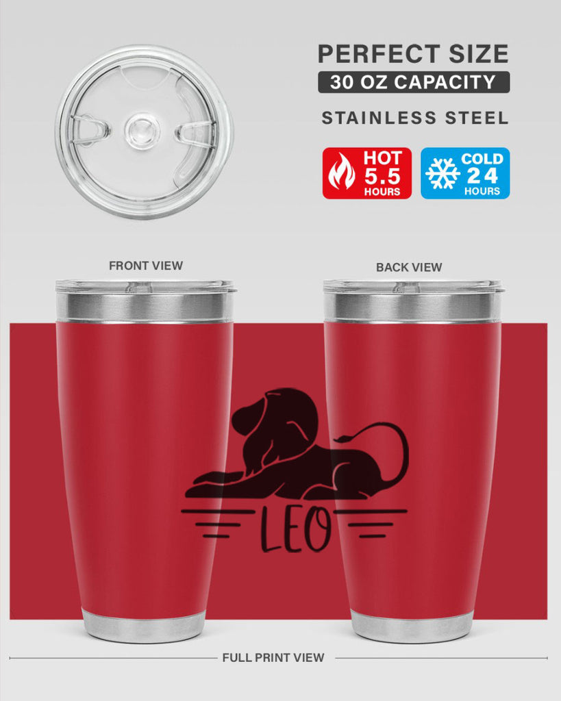 Leo 288#- zodiac- Tumbler