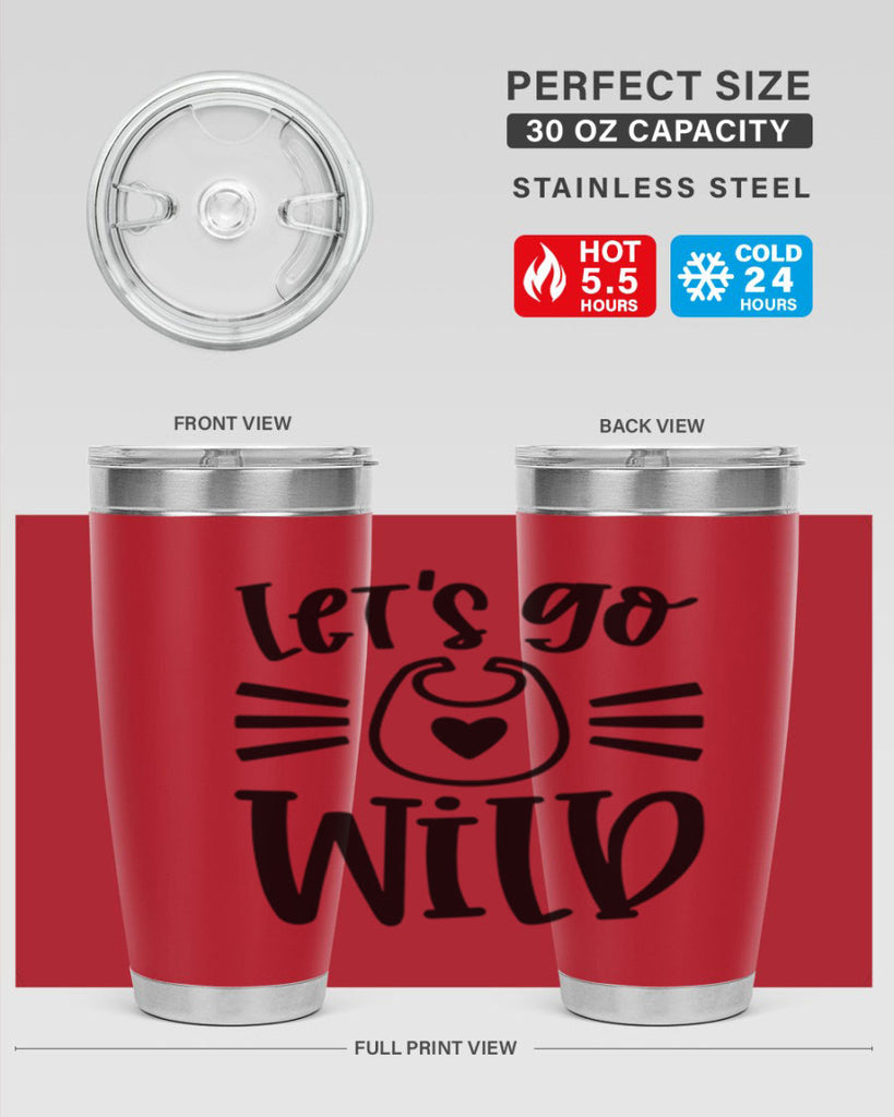 Lets Go Wild Style 73#- baby- tumbler