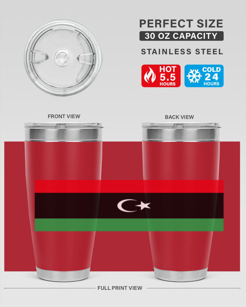 Libya 100#- world flags- Tumbler