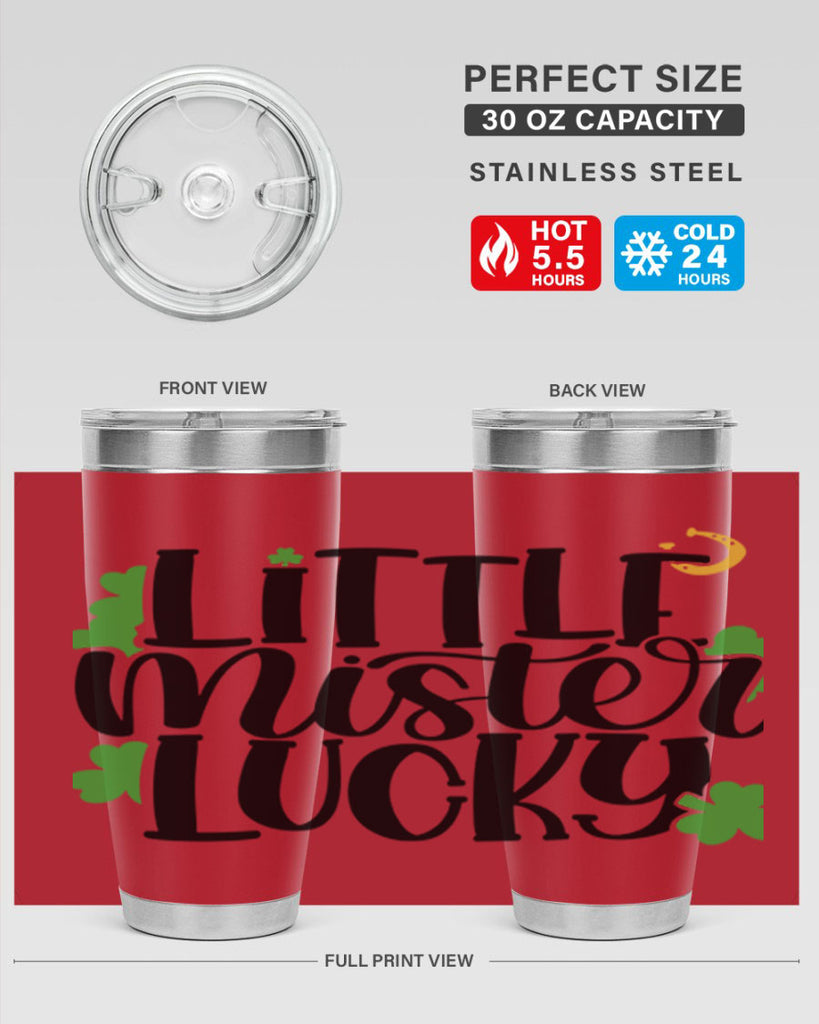 Little Mister Lucky Style 67#- St Patricks Day- Tumbler