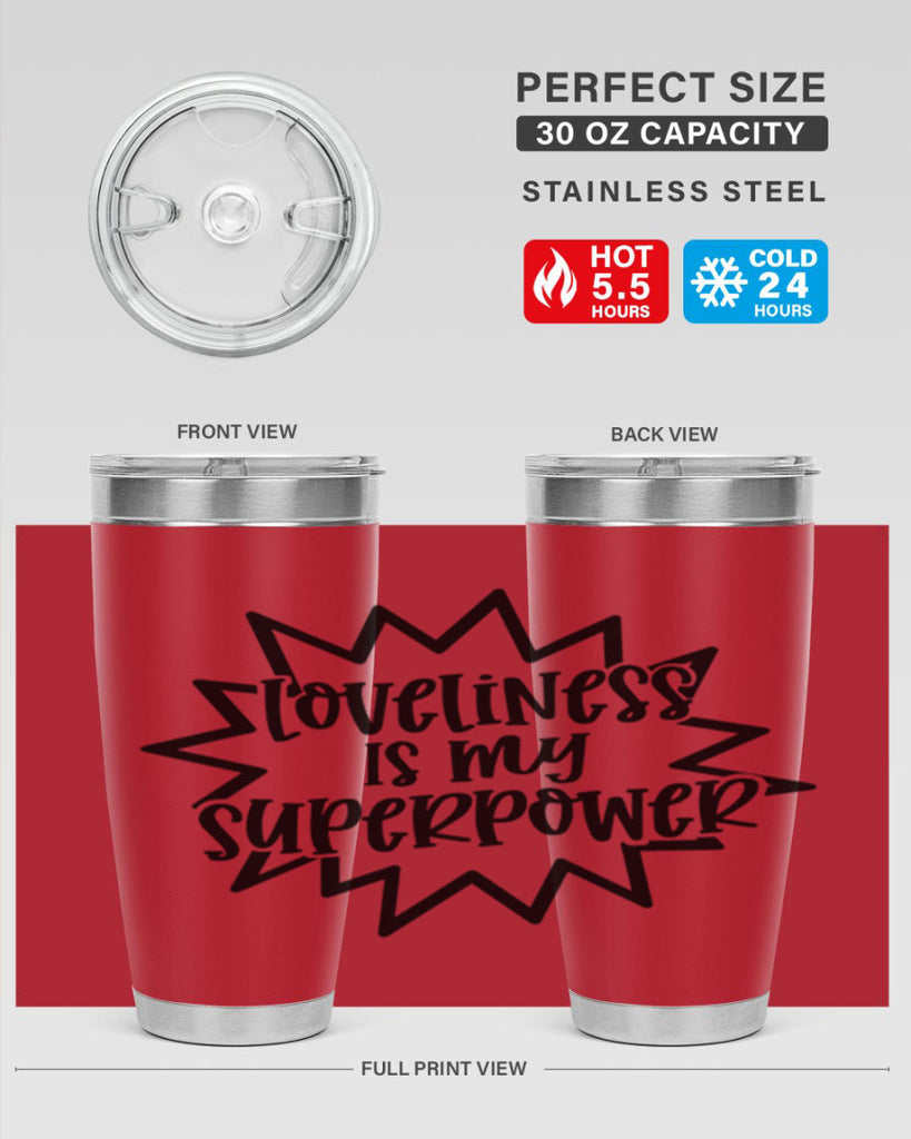 Loveliness Is My Superpower Style 53#- baby- tumbler
