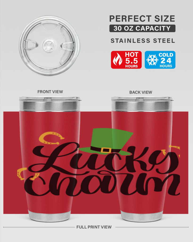 Lucky Charm Style 58#- St Patricks Day- Tumbler