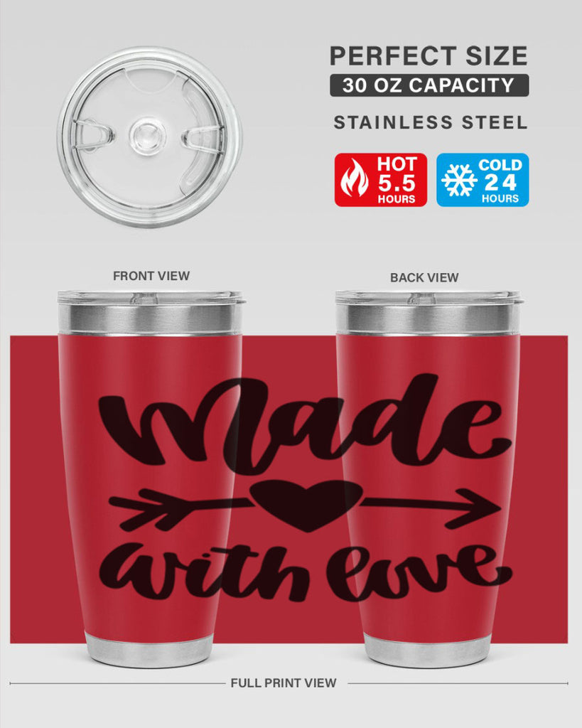 Made With Love Style 52#- baby- tumbler