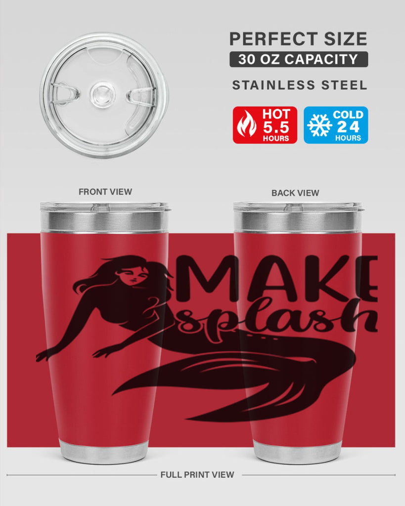 Make splash 315#- mermaid- Tumbler