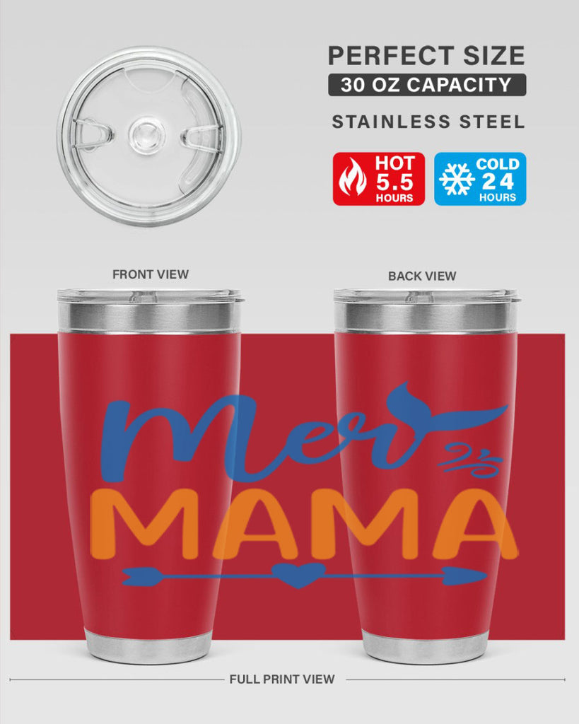 Mer Mama 330#- mermaid- Tumbler