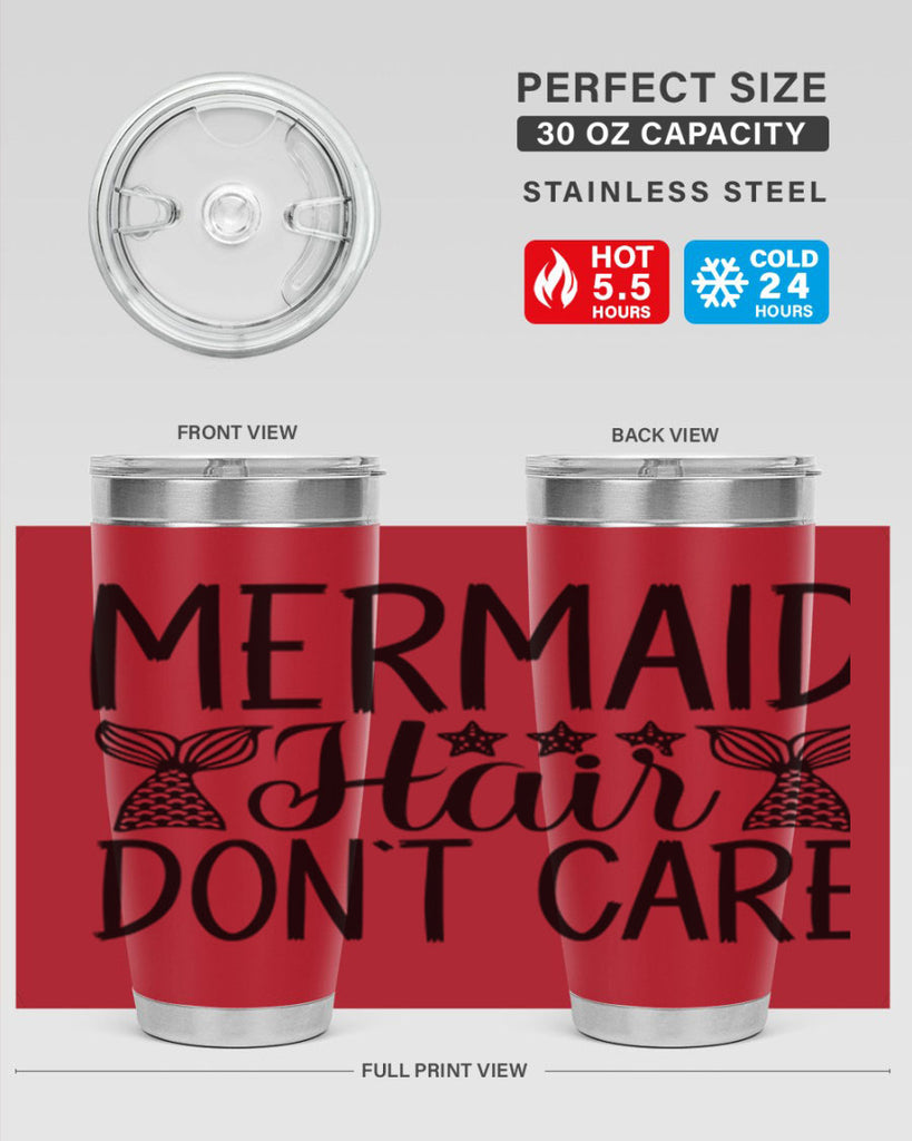 Mermaid Hair Dont Care 405#- mermaid- Tumbler