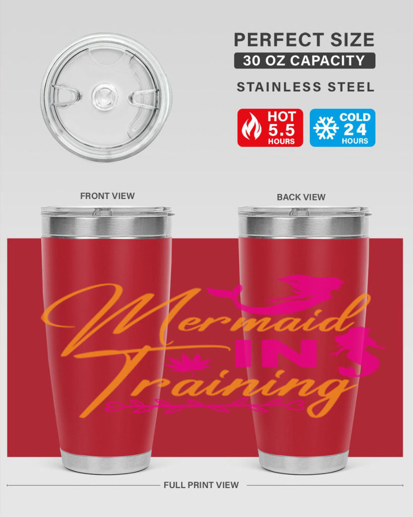 Mermaid In Training 362#- mermaid- Tumbler