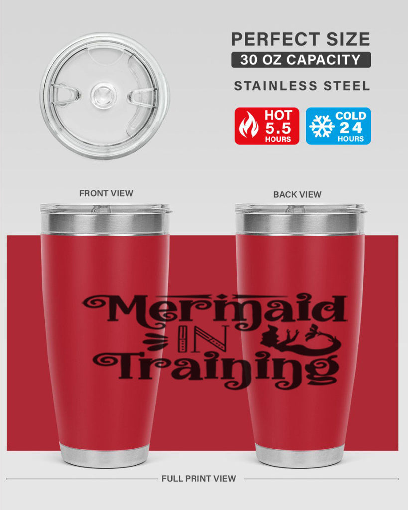 Mermaid In Training 364#- mermaid- Tumbler