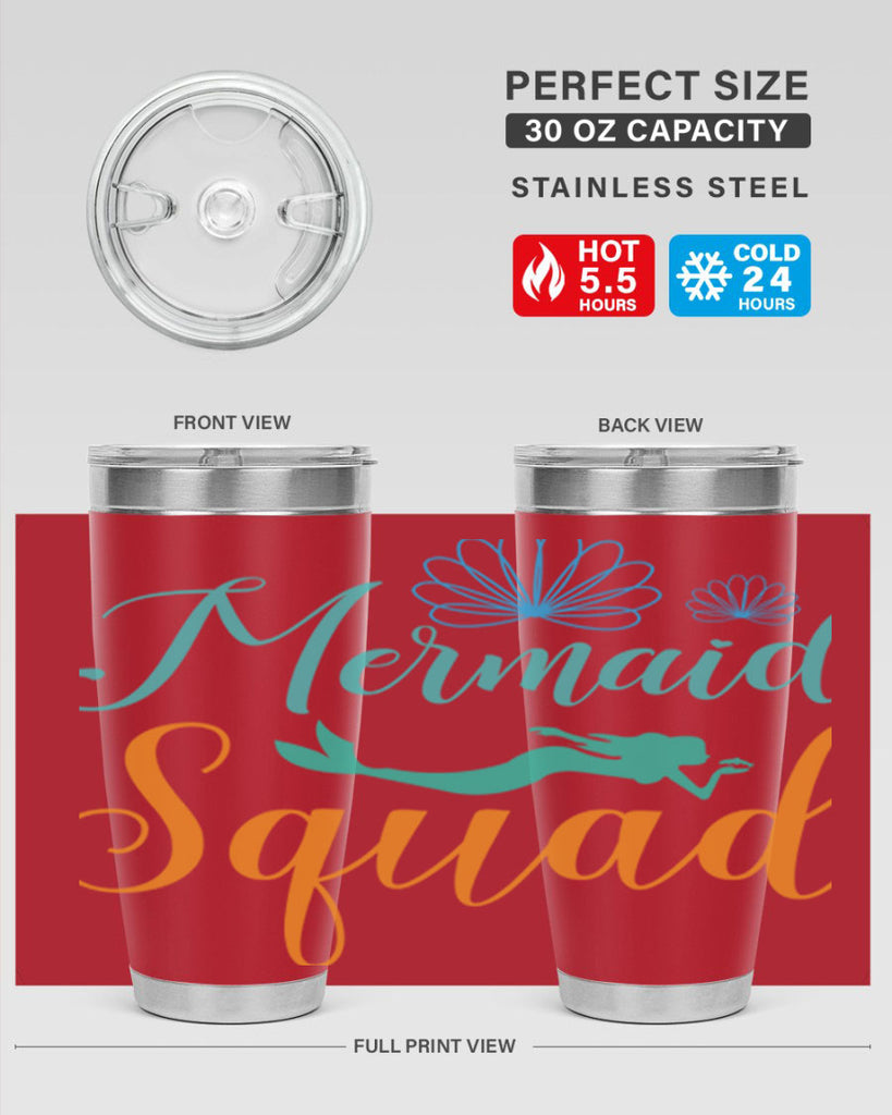 Mermaid Squad Design 449#- mermaid- Tumbler