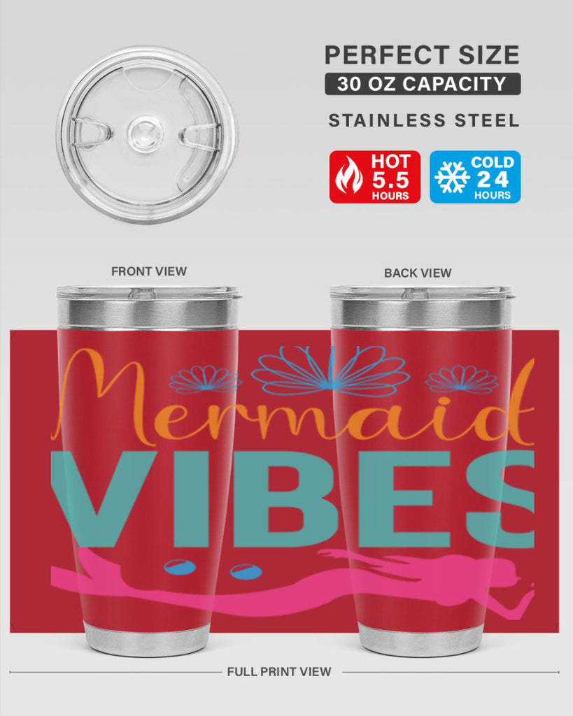 Mermaid Vibes Design 465#- mermaid- Tumbler