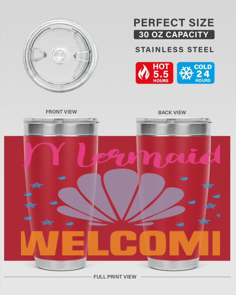 Mermaid Welcome Design 467#- mermaid- Tumbler