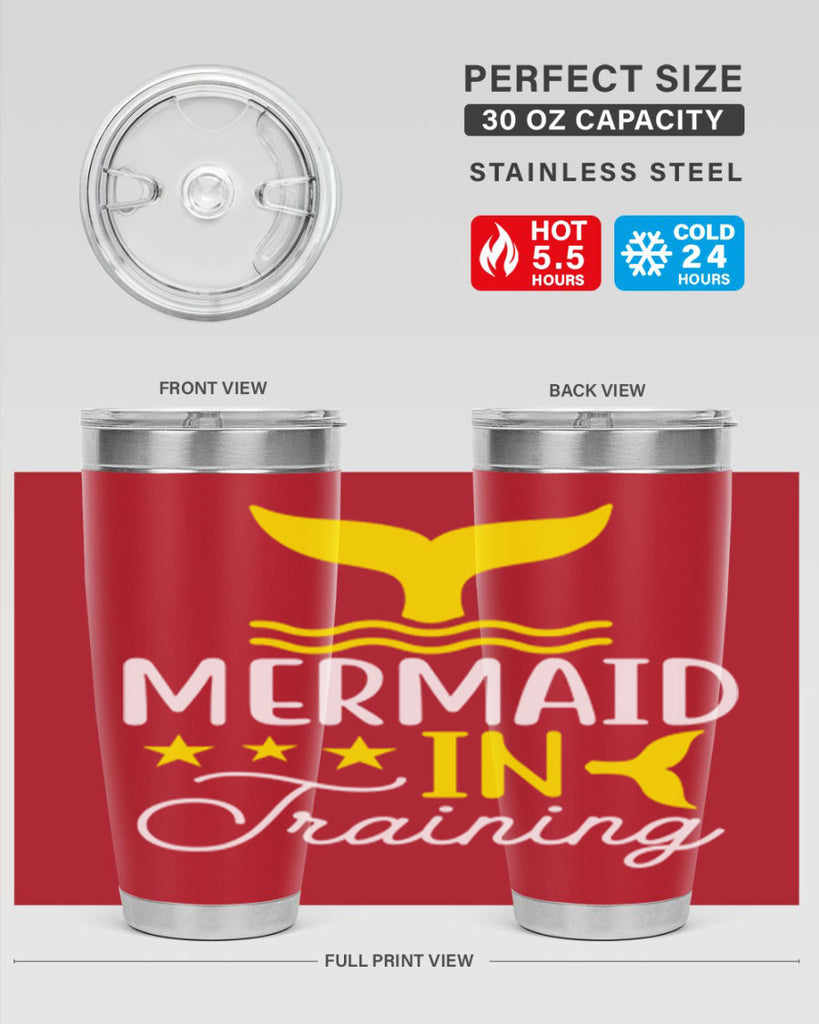 Mermaid in Training 361#- mermaid- Tumbler