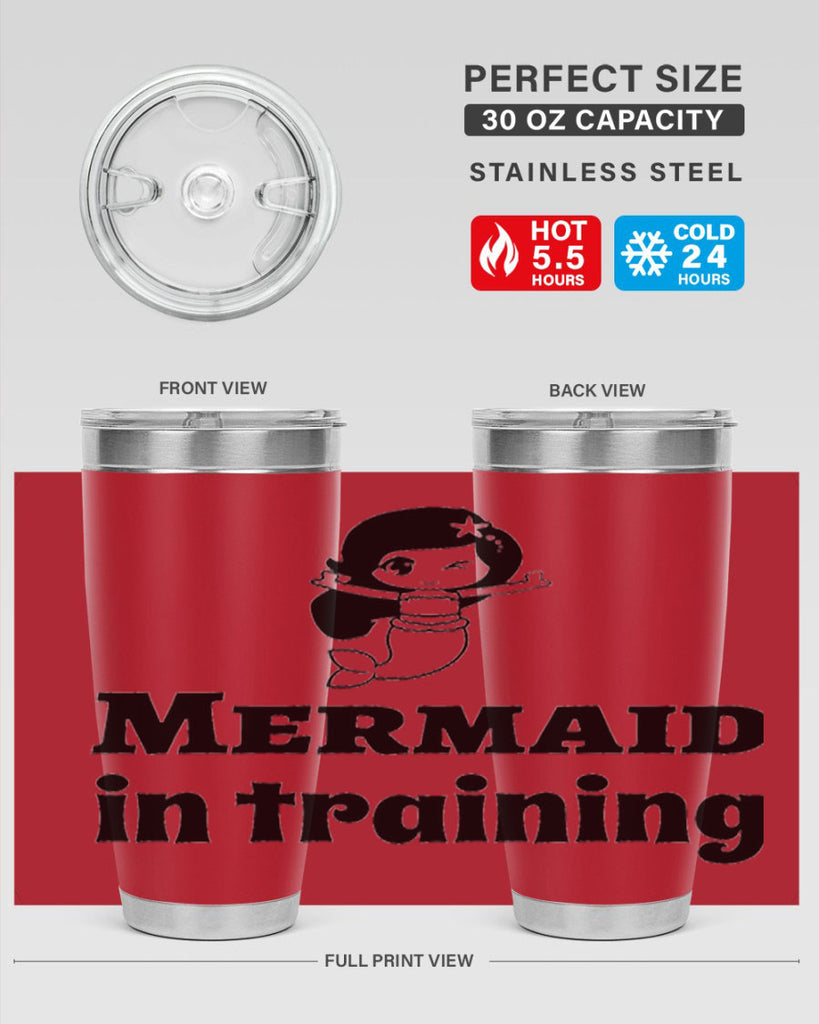 Mermaid in training 422#- mermaid- Tumbler