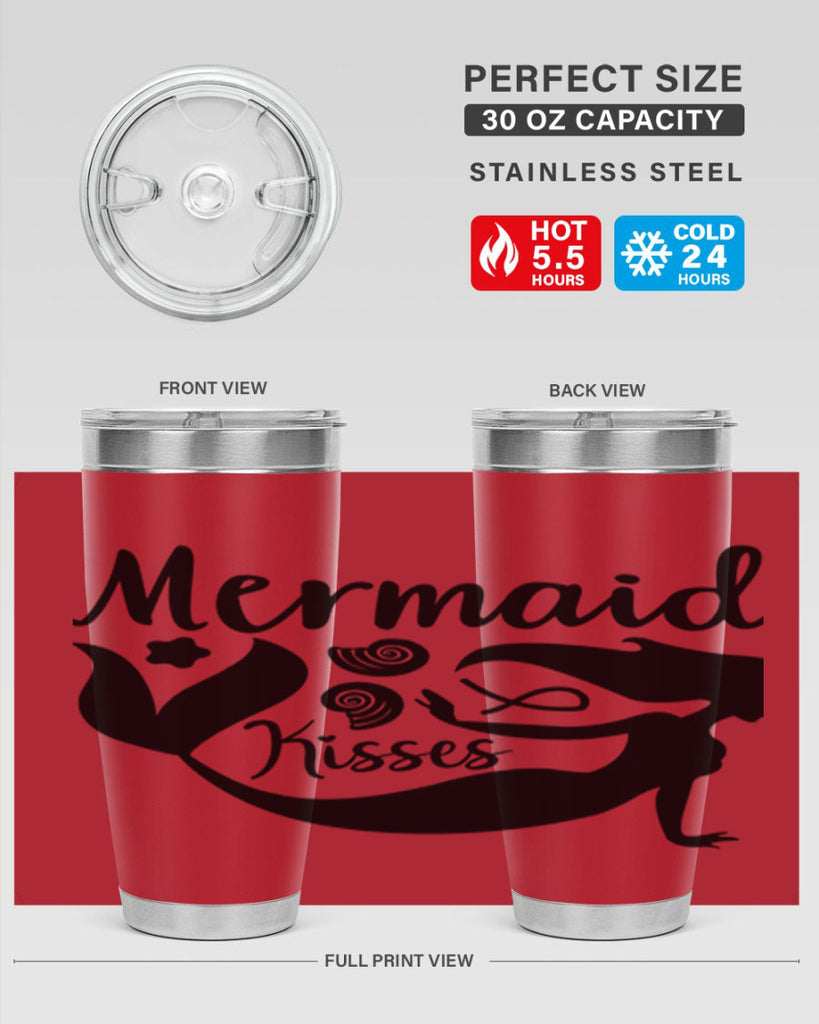 Mermaid kisses design 428#- mermaid- Tumbler