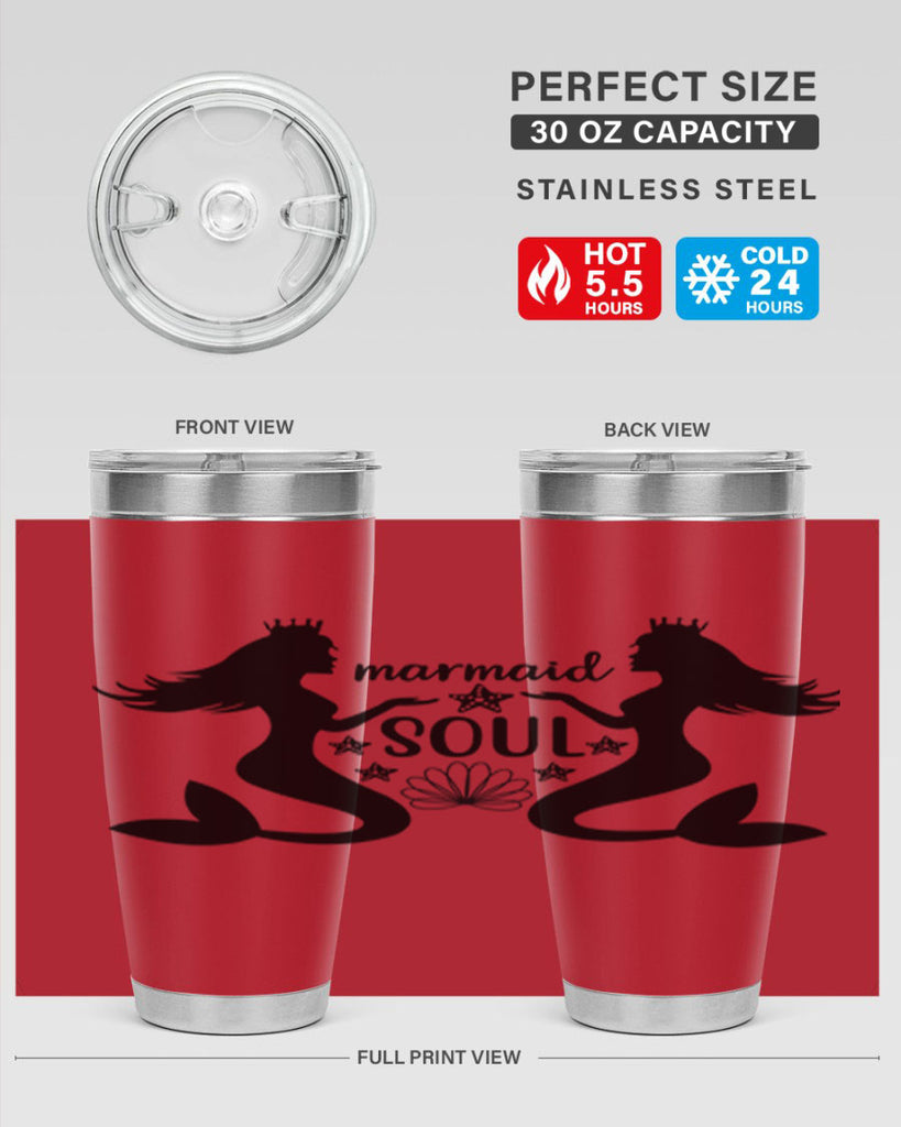 Mermaid soul design 443#- mermaid- Tumbler