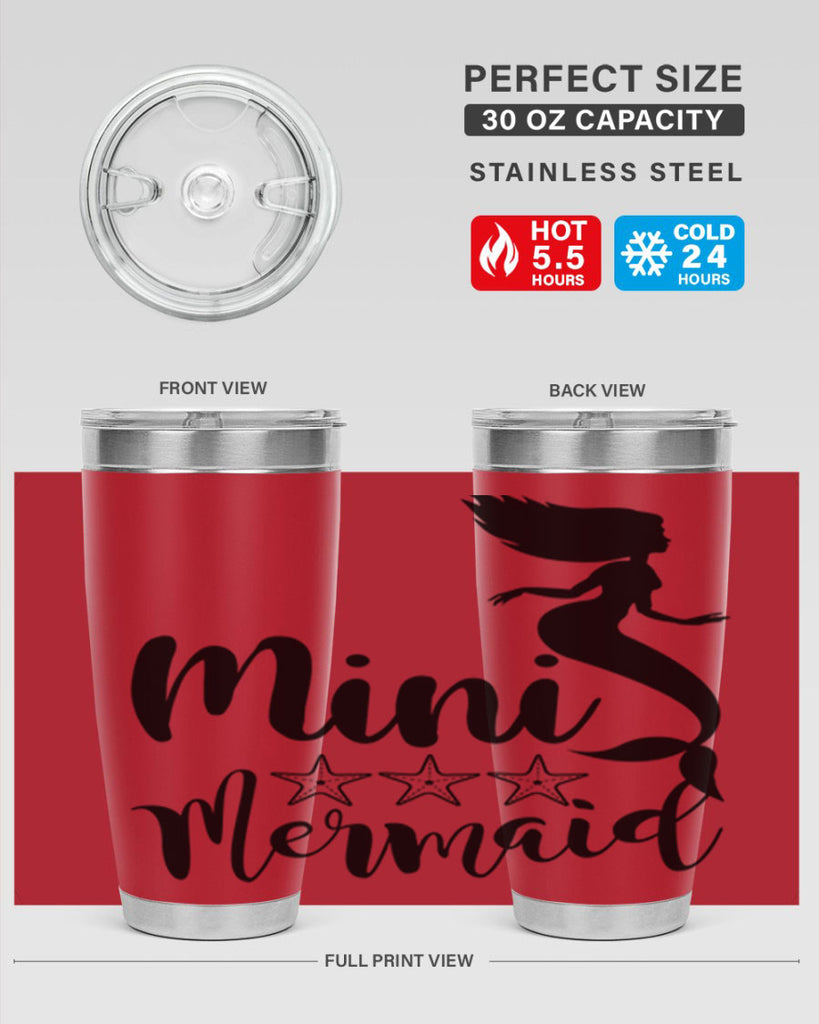 Mini mermaid 512#- mermaid- Tumbler