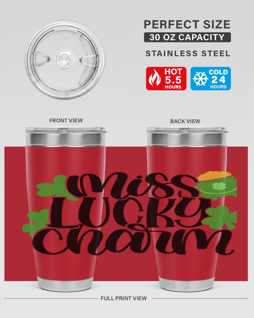 Miss Lucky Charm Style 48#- St Patricks Day- Tumbler
