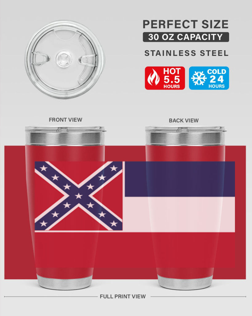 Mississippi 28#- Us Flags- Tumbler