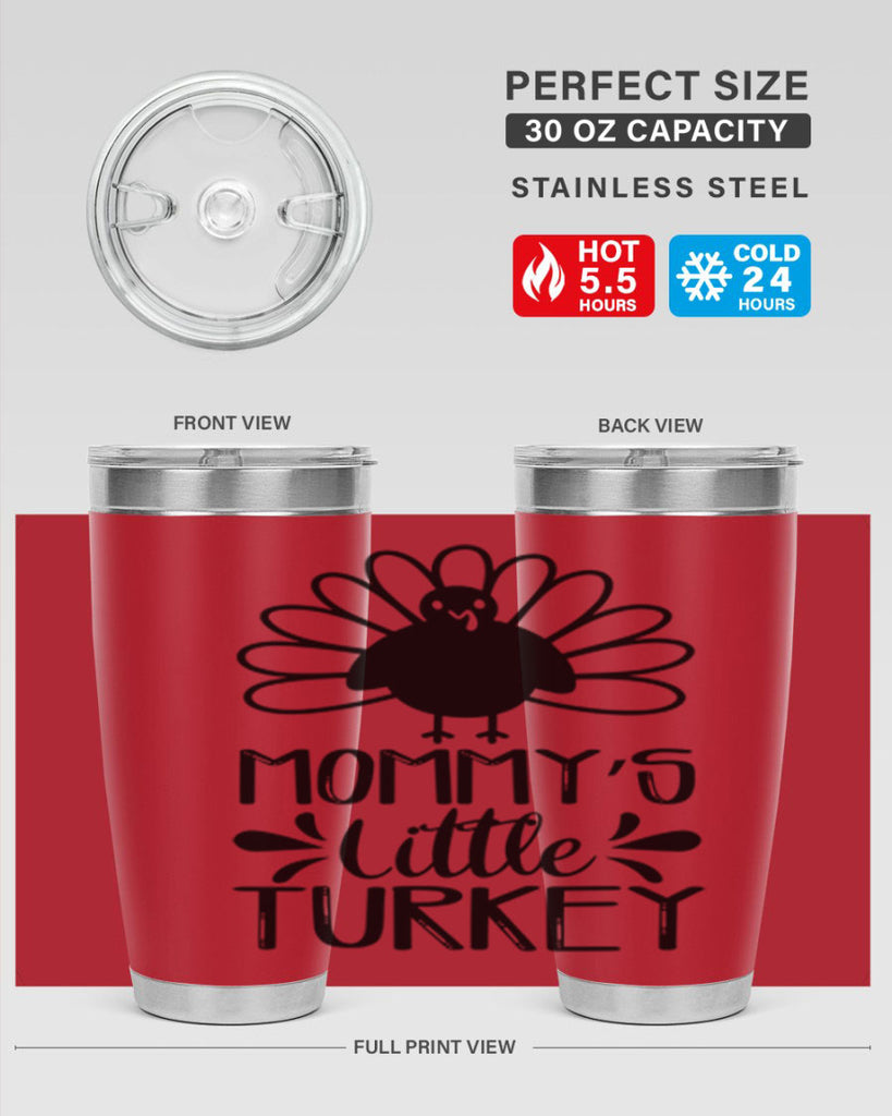 Mommy s Little Turkey 427#- fall- Tumbler