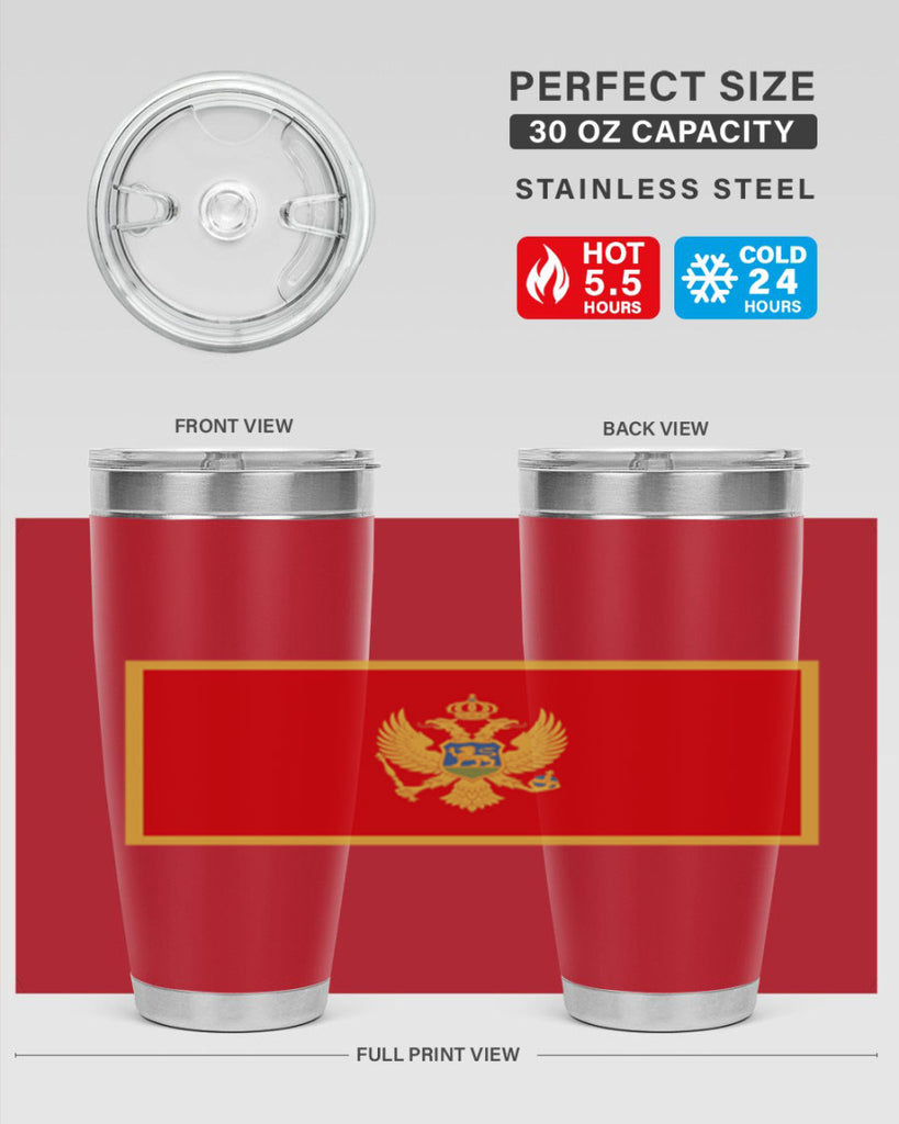 Montenegro 82#- world flags- Tumbler