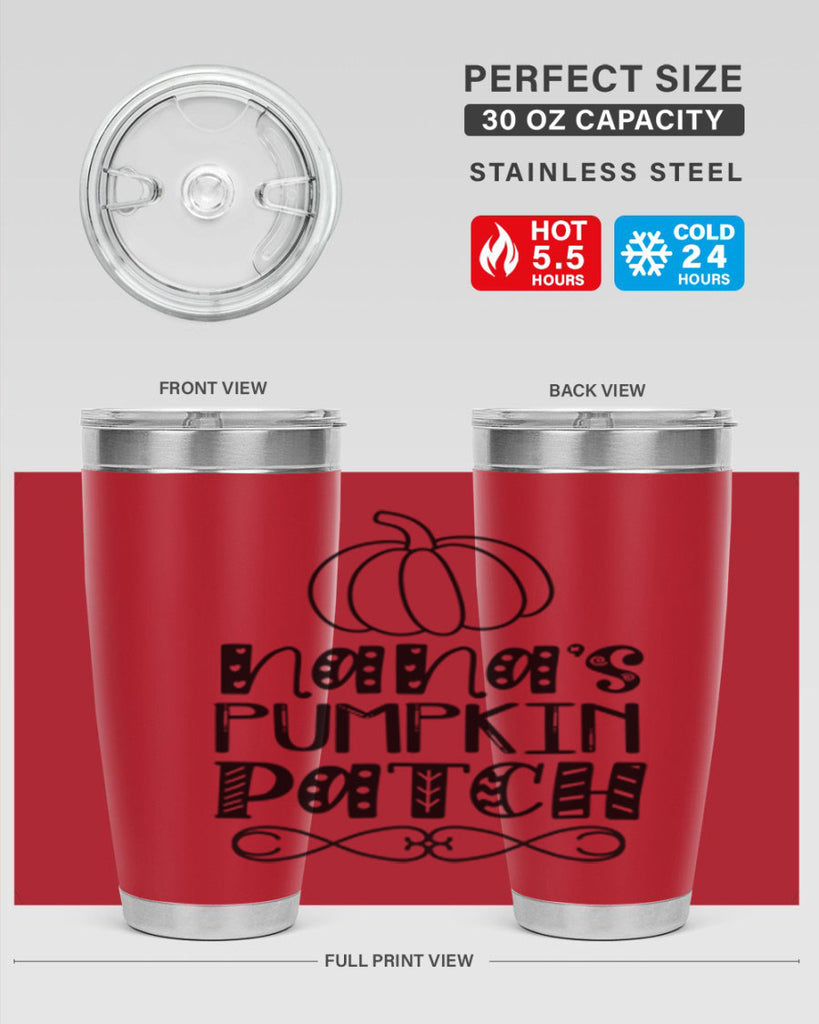 Nana s Pumpkin Patch 439#- fall- Tumbler
