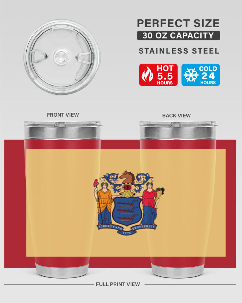 New Jersey 22#- Us Flags- Tumbler