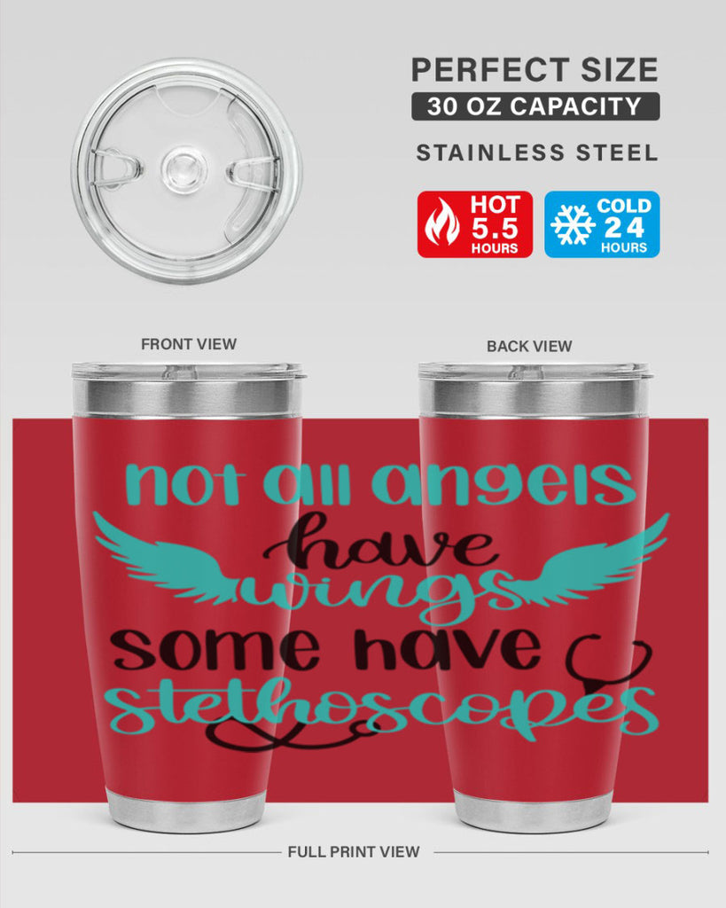 Not All Angels Have Style Style 127#- nurse- tumbler