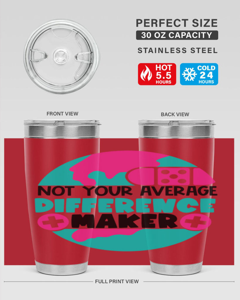 Not Your Averange Difference Maker Style Style 122#- nurse- tumbler