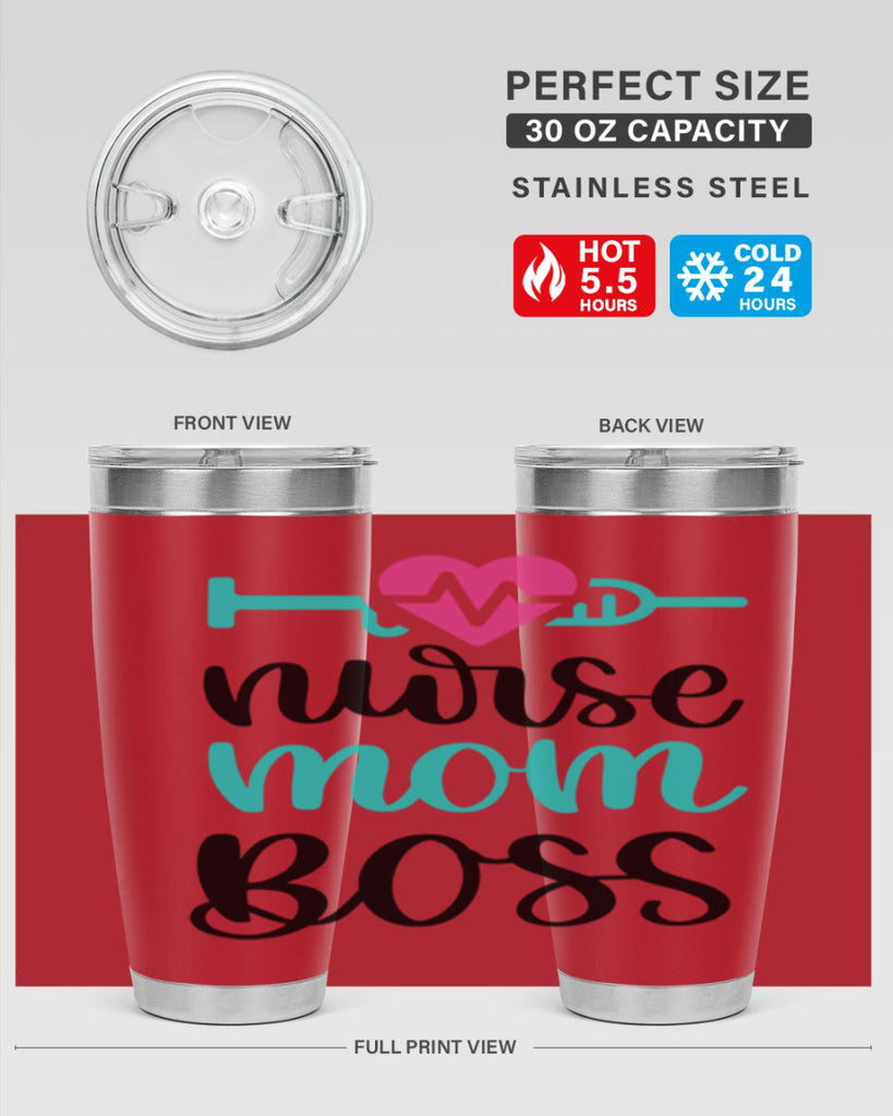 Nurse Mom Boss Style Style 101#- nurse- tumbler