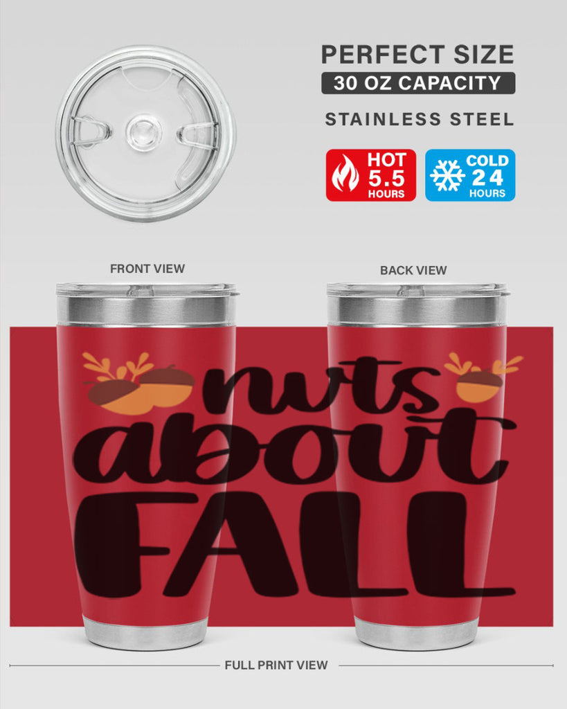 Nuts About Fall 503#- fall- Tumbler