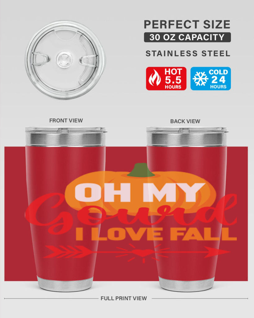 OhMyGourdILove 459#- fall- Tumbler