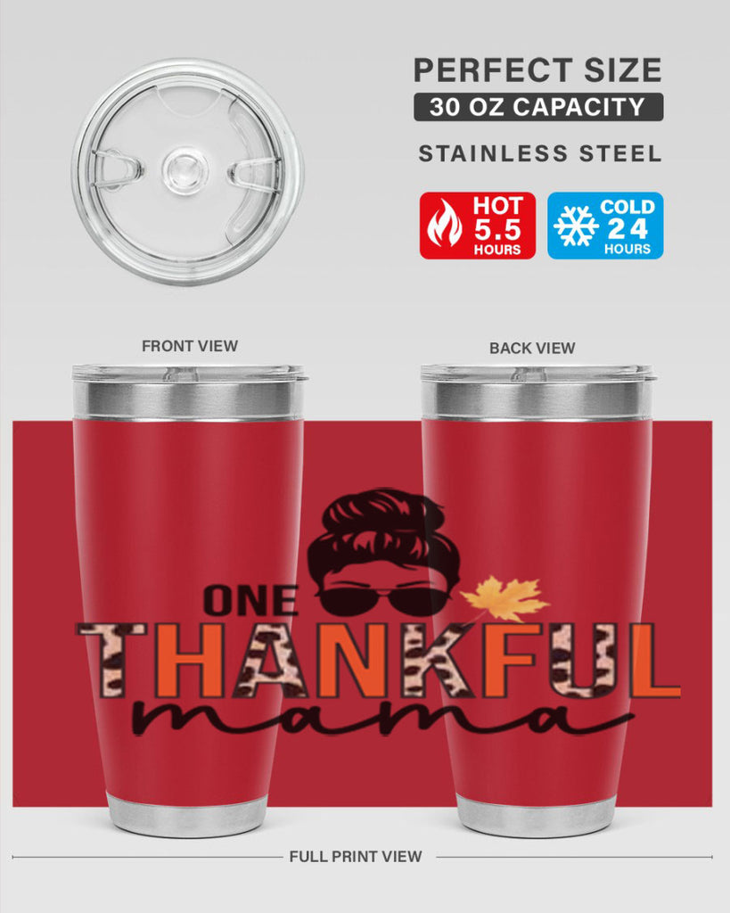 One thankful mama 463#- fall- Tumbler