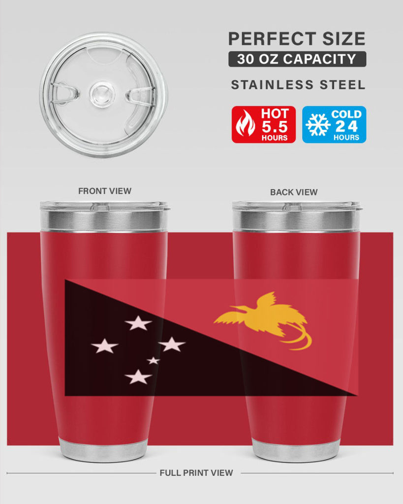 Papua New Guinea 62#- world flags- Tumbler