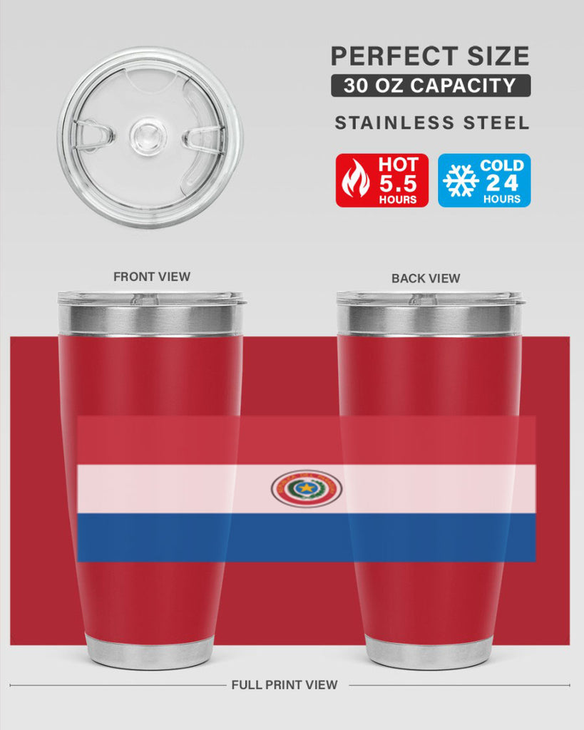 Paraguay 61#- world flags- Tumbler