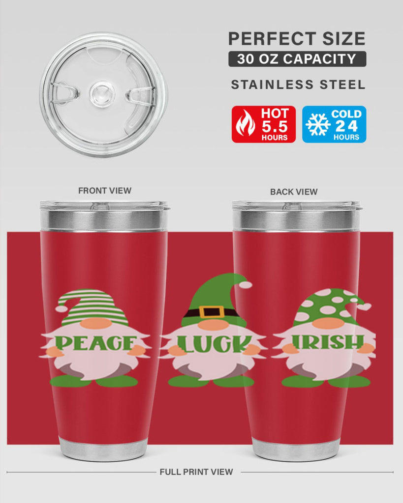 Peace Luck Irish Style 41#- St Patricks Day- Tumbler