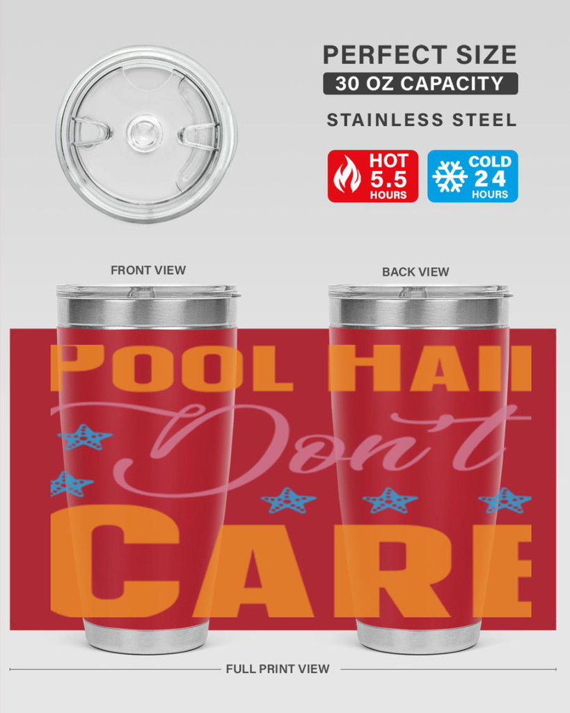 Pool Hair Dont Care 543#- mermaid- Tumbler