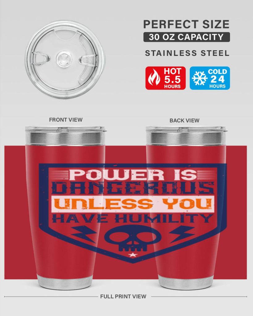 Power is dangerous unless you have humility Style 19#- electrician- tumbler