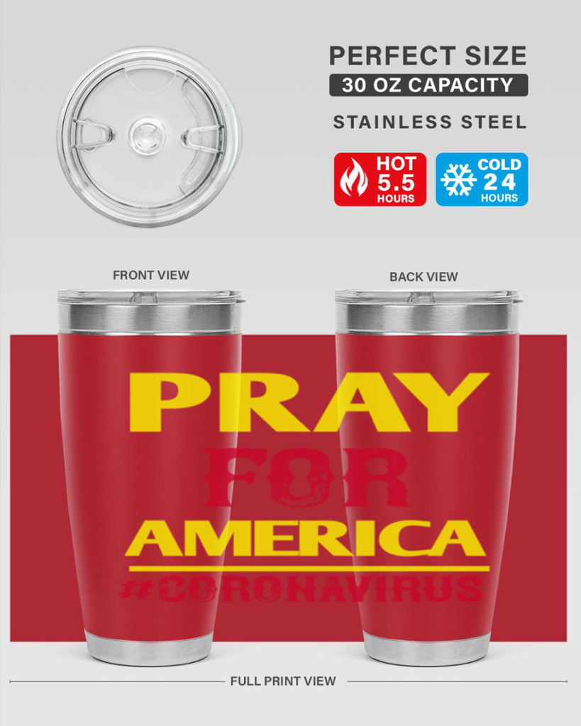 Pray For America Style 8#- corona virus- Cotton Tank