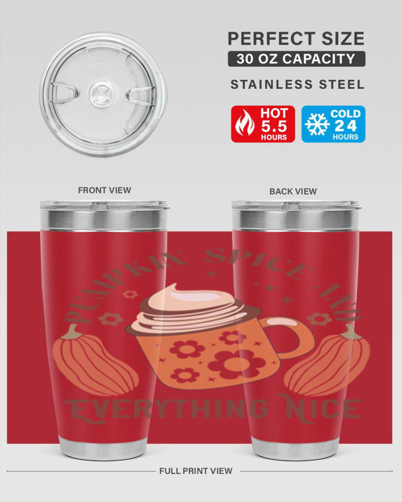 Pumpkin Spice And Everything Nice 539#- fall- Tumbler