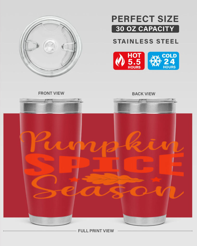 Pumpkin Spice Season Design 557#- fall- Tumbler
