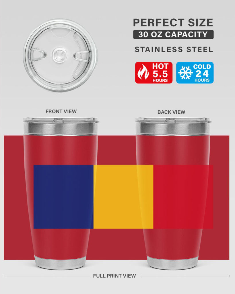 Romania 55#- world flags- Tumbler